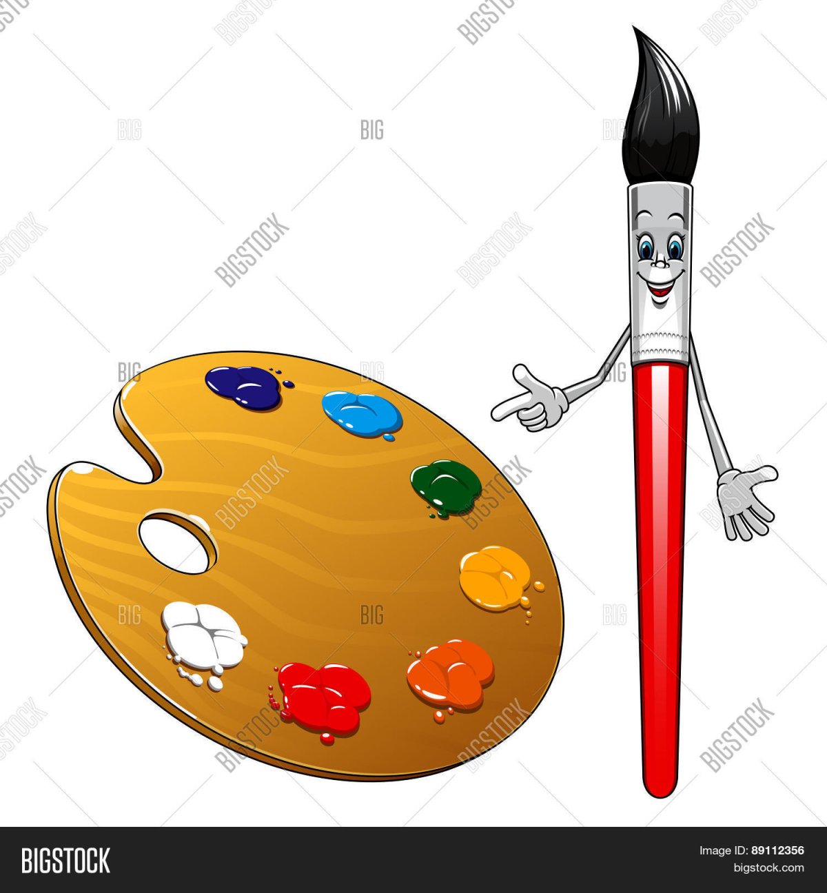 Веселые краски и кисти