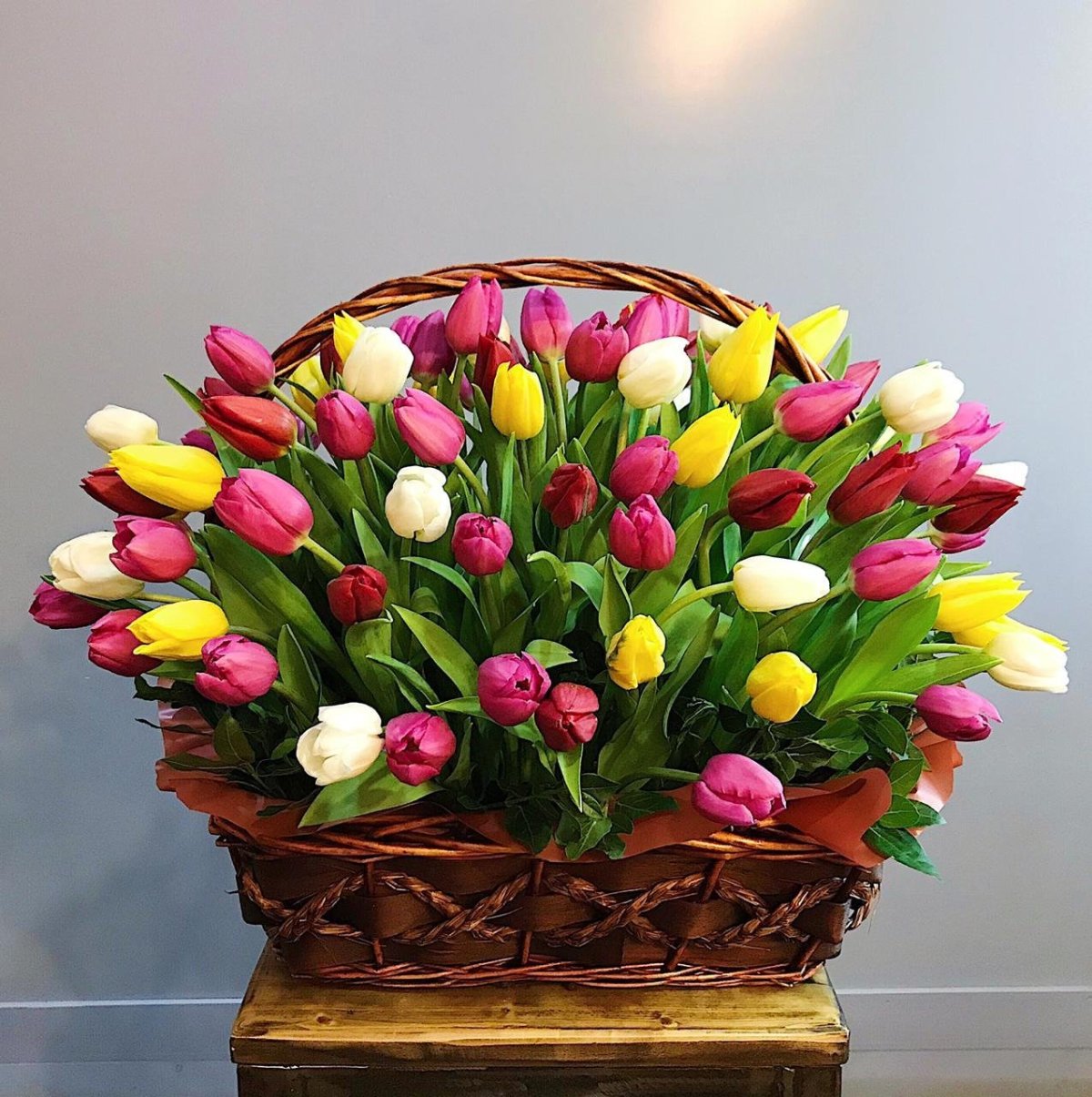 Цветы - букет тюльпанов
