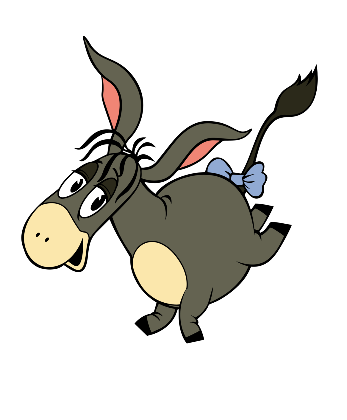 Забавный ослик