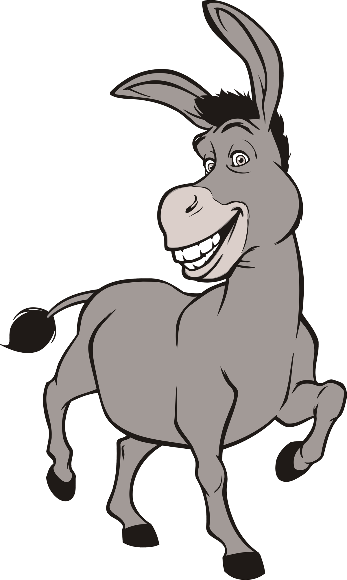 Ослик трафарет