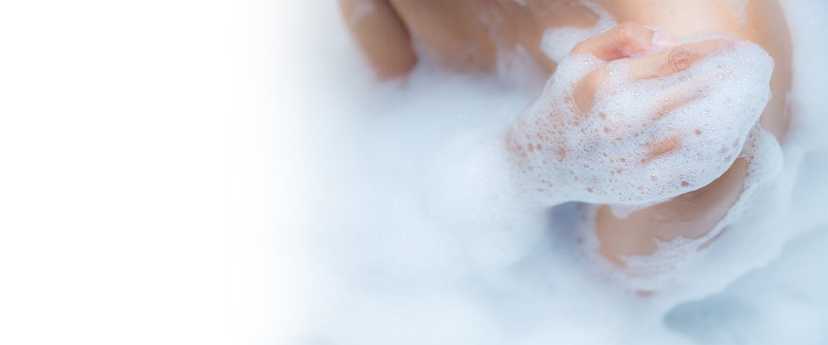 Пена в ванной