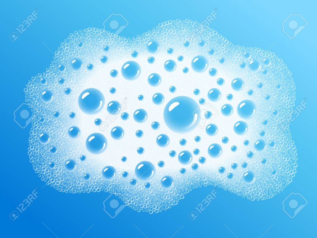 Мыльная пена вектор