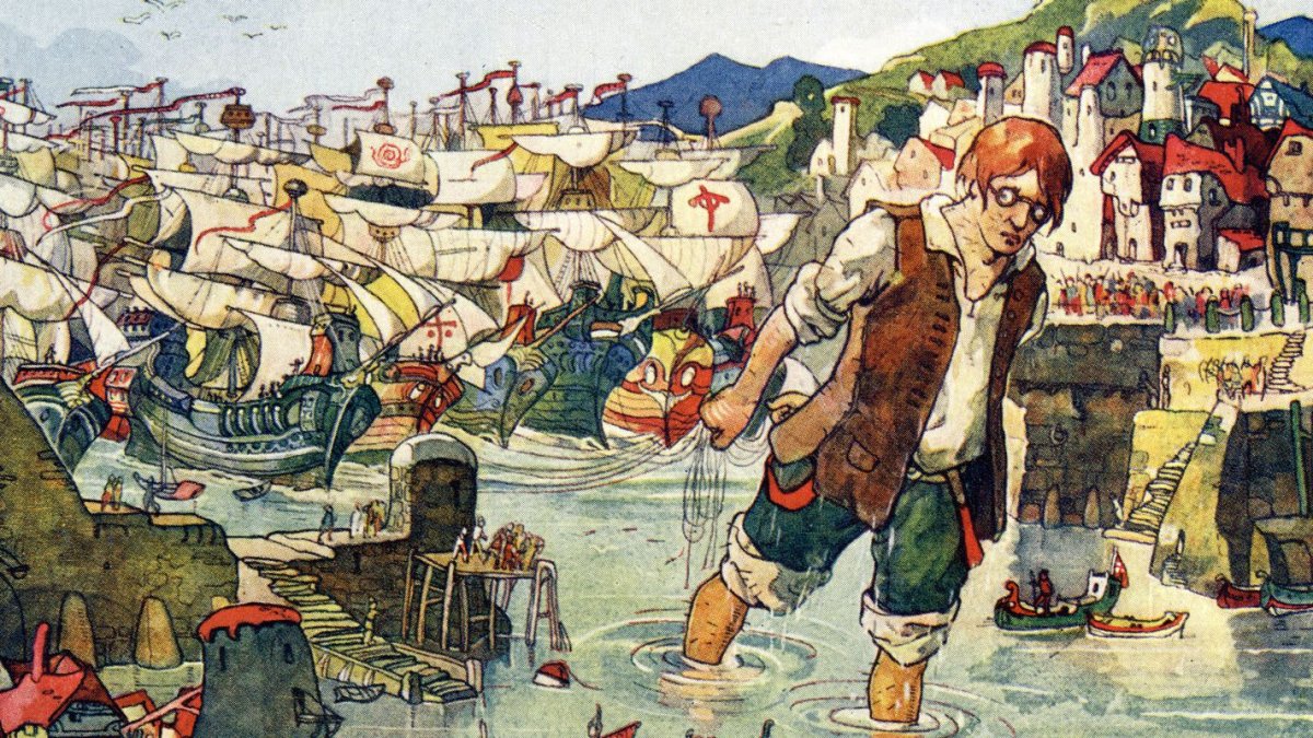 Джонатан Свифт Гулливер в стране лилипутов иллюстрации