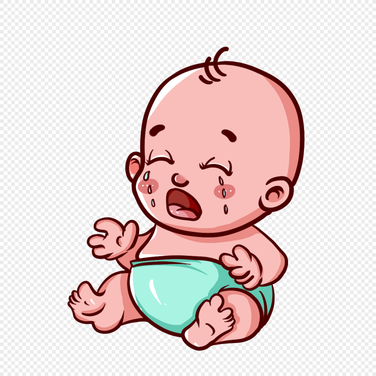 Ребенок плачет для детей