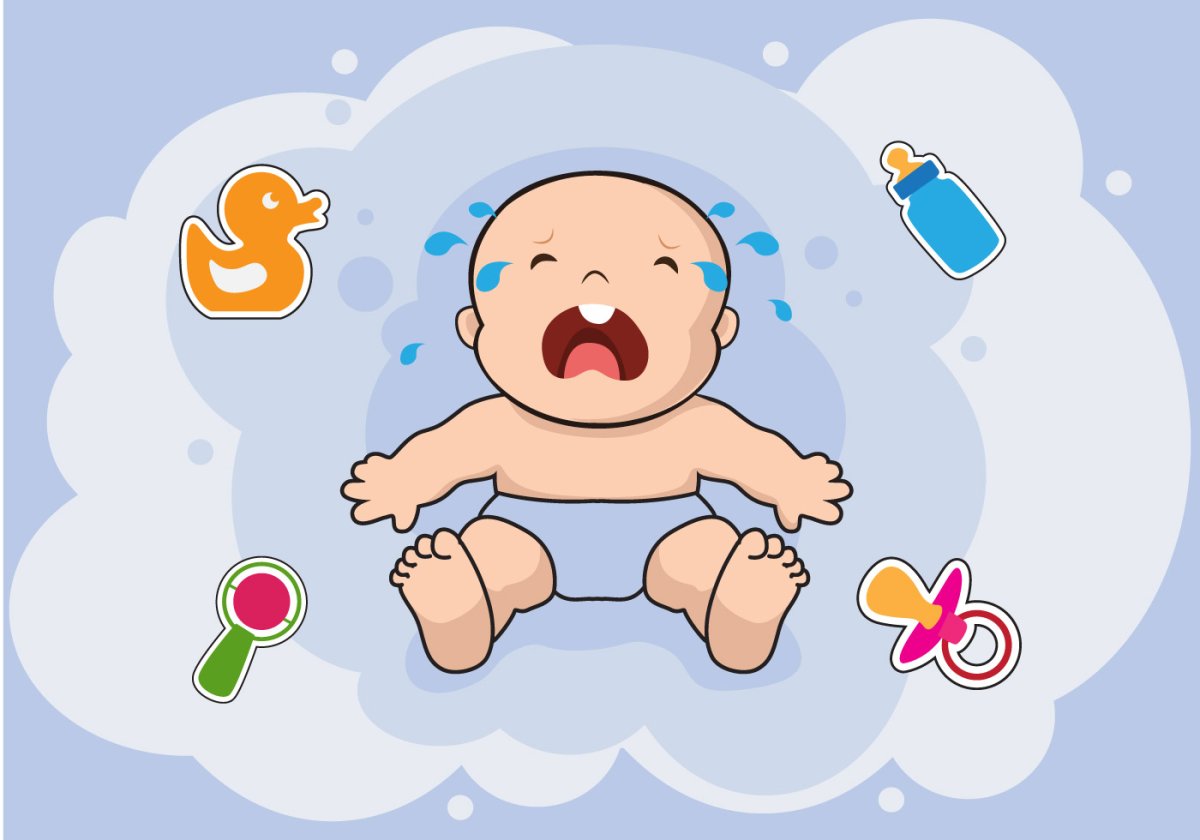 Мальчик плачет