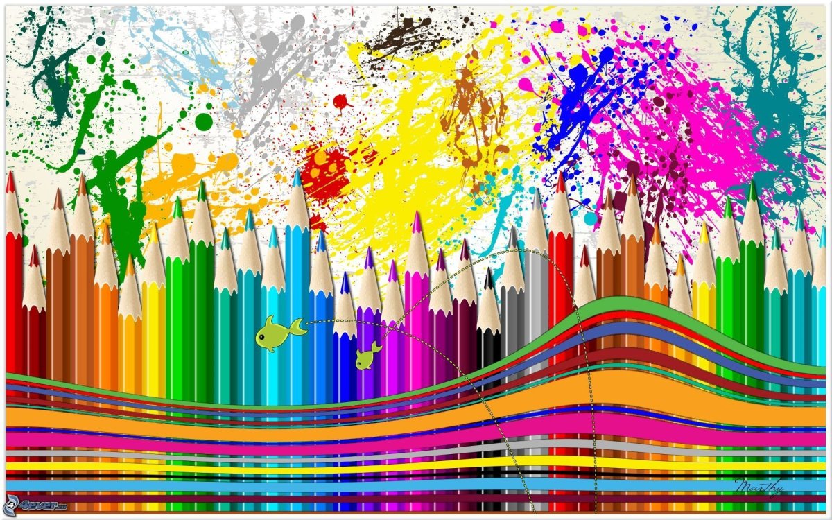 Карандаши и краски