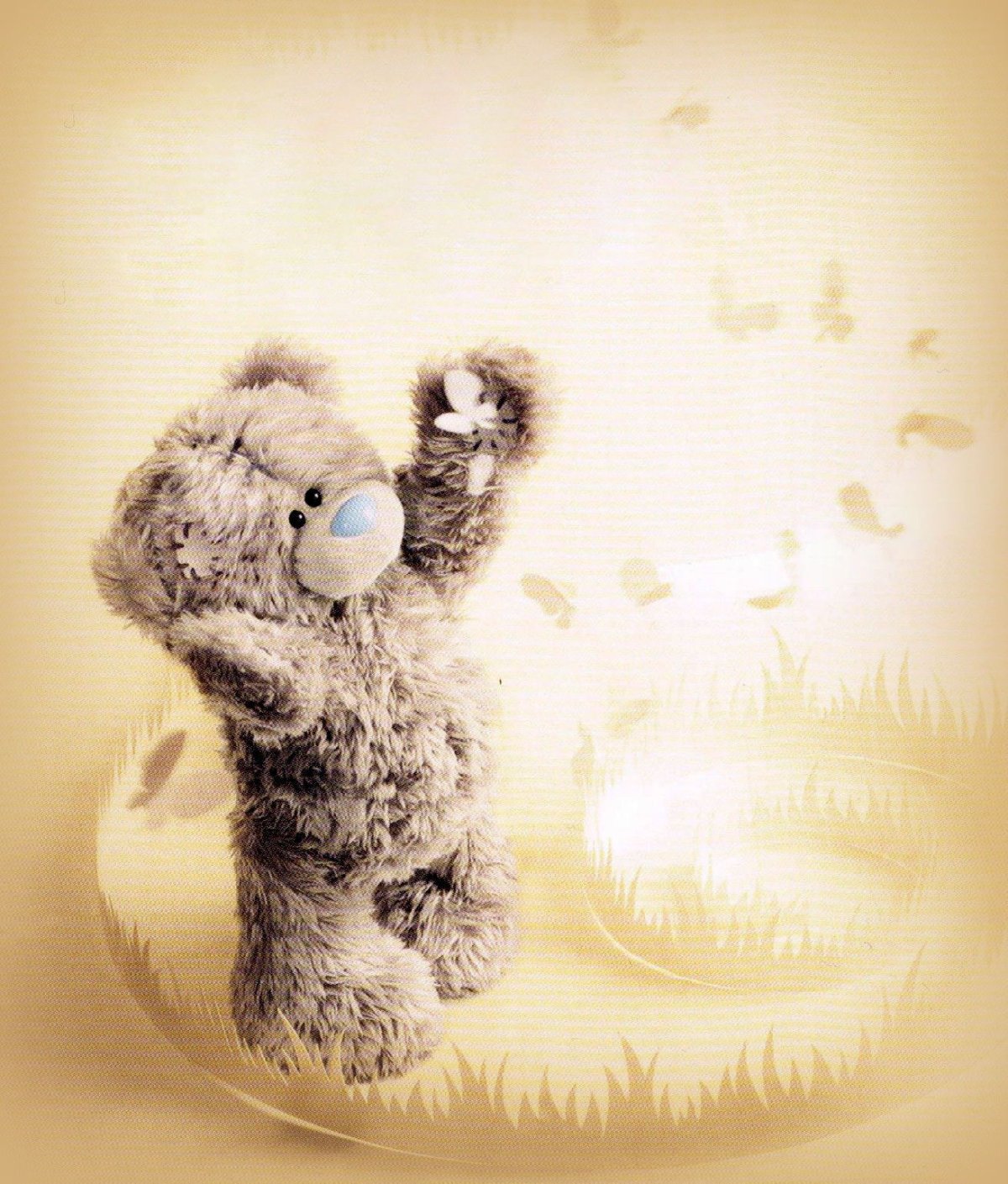 Весенний мишка Тедди