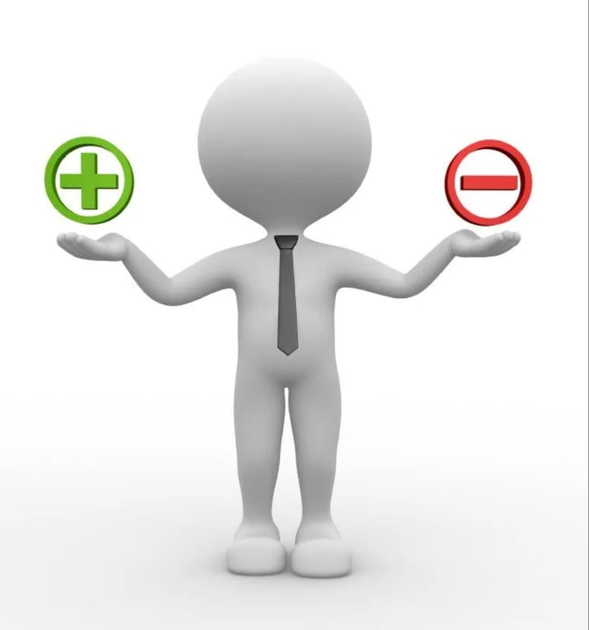 Человечек с минусом