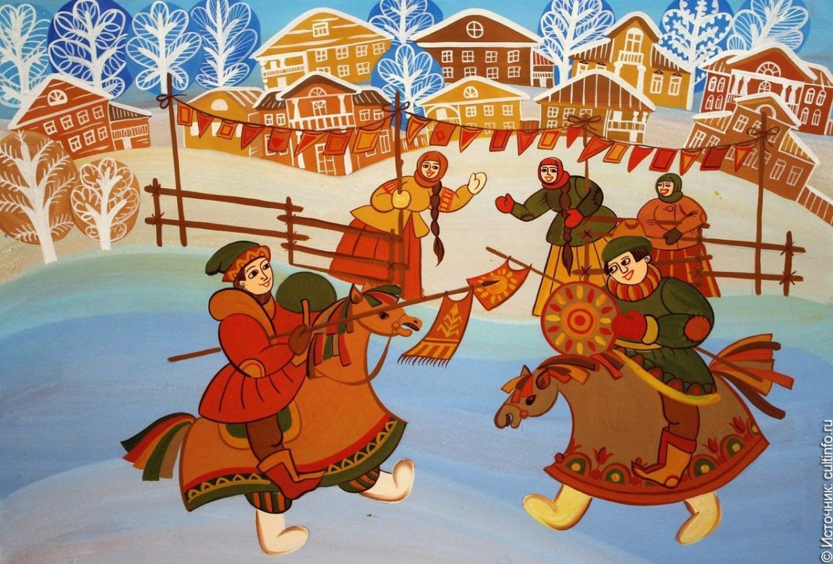 Масленица роспись