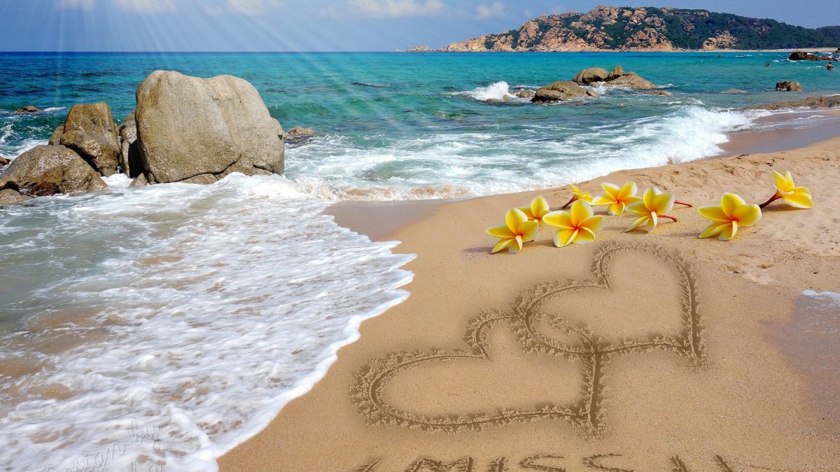 Открытка море