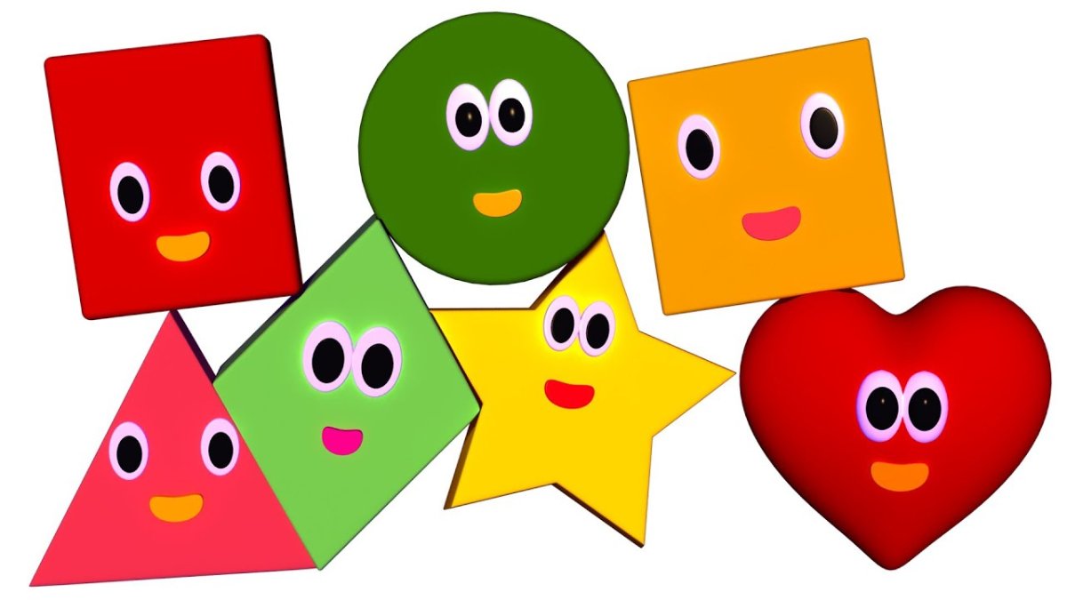 Геометрические фигурки для малышей