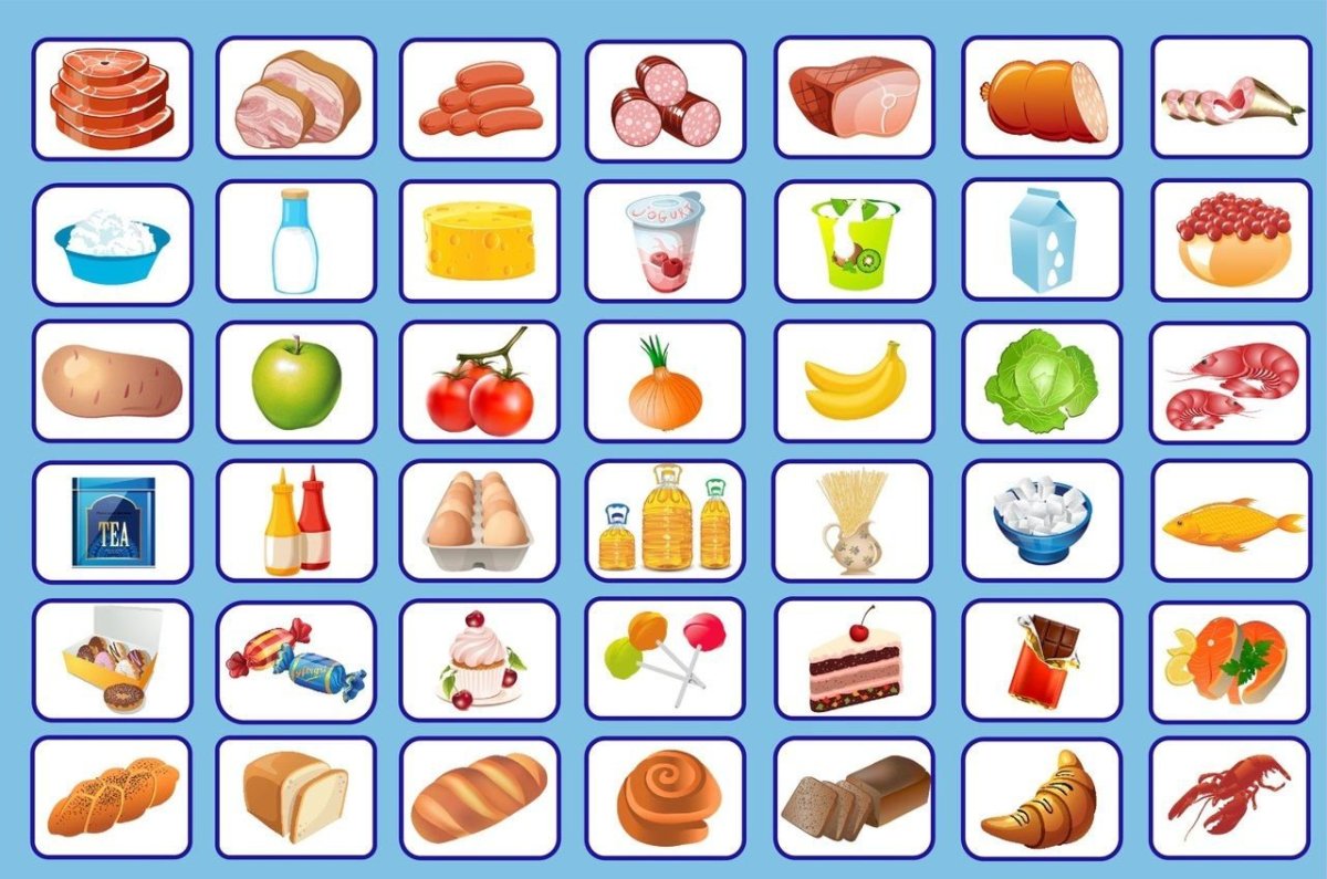Продукты питания для дошкольников