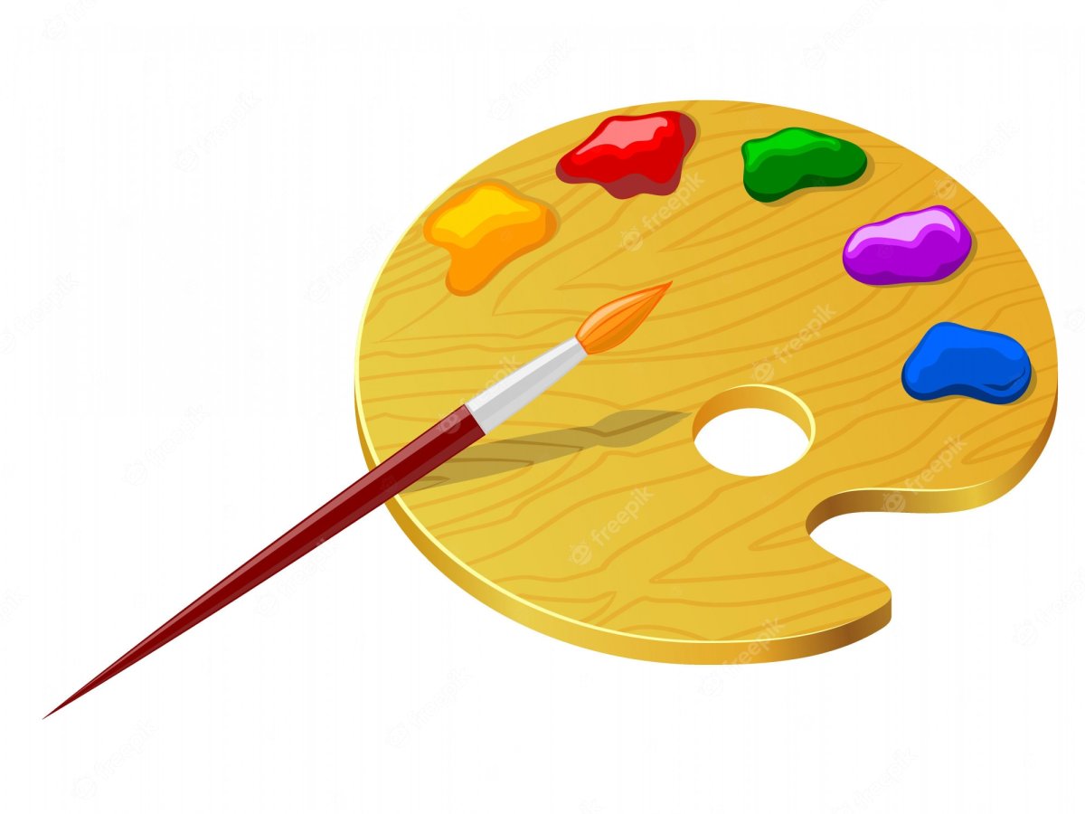 Краски и кисти картинки