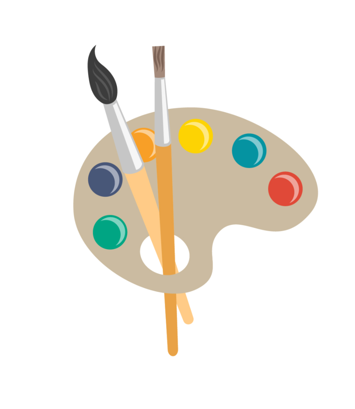 Палитра краски для рисования детям