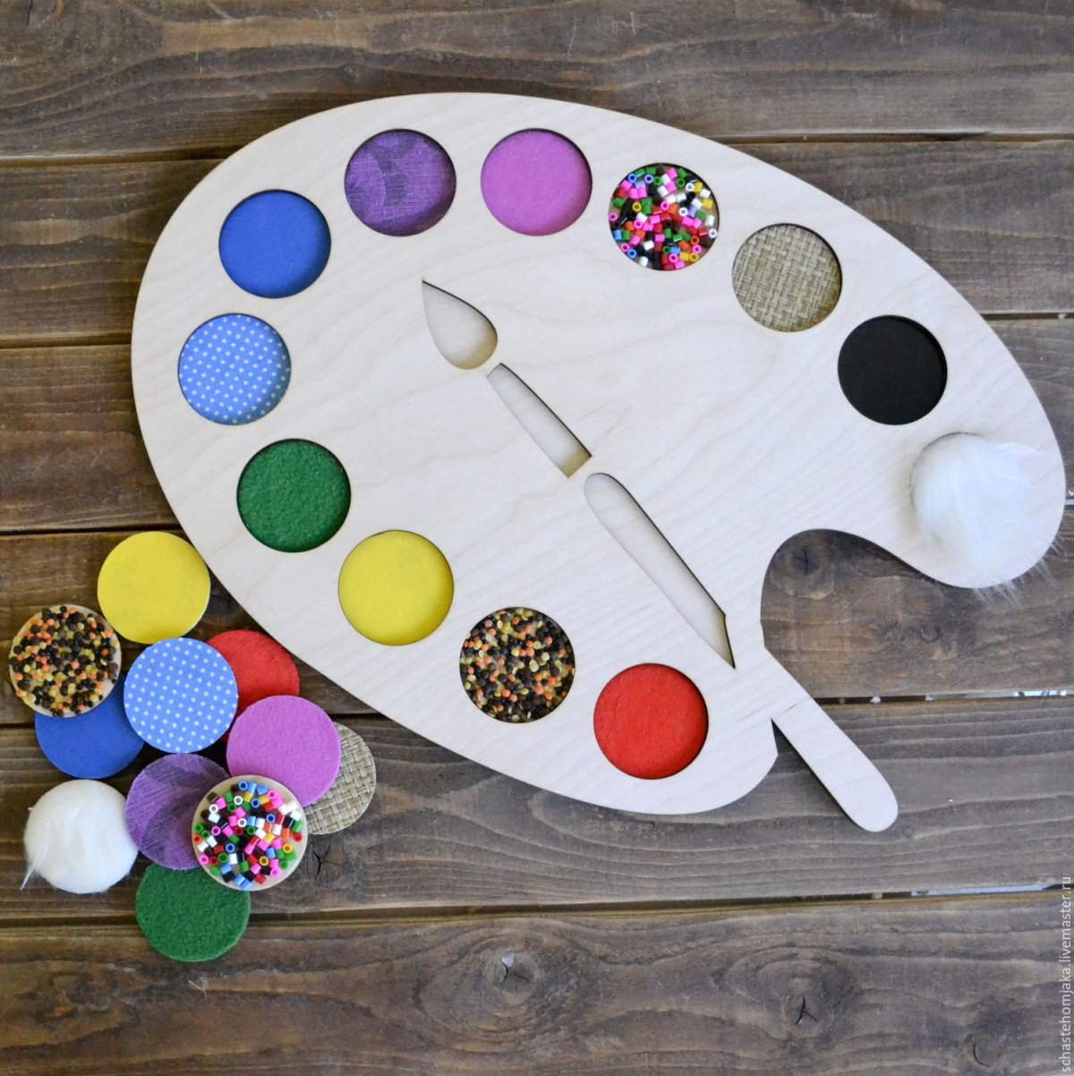 Палитра художника раскраска