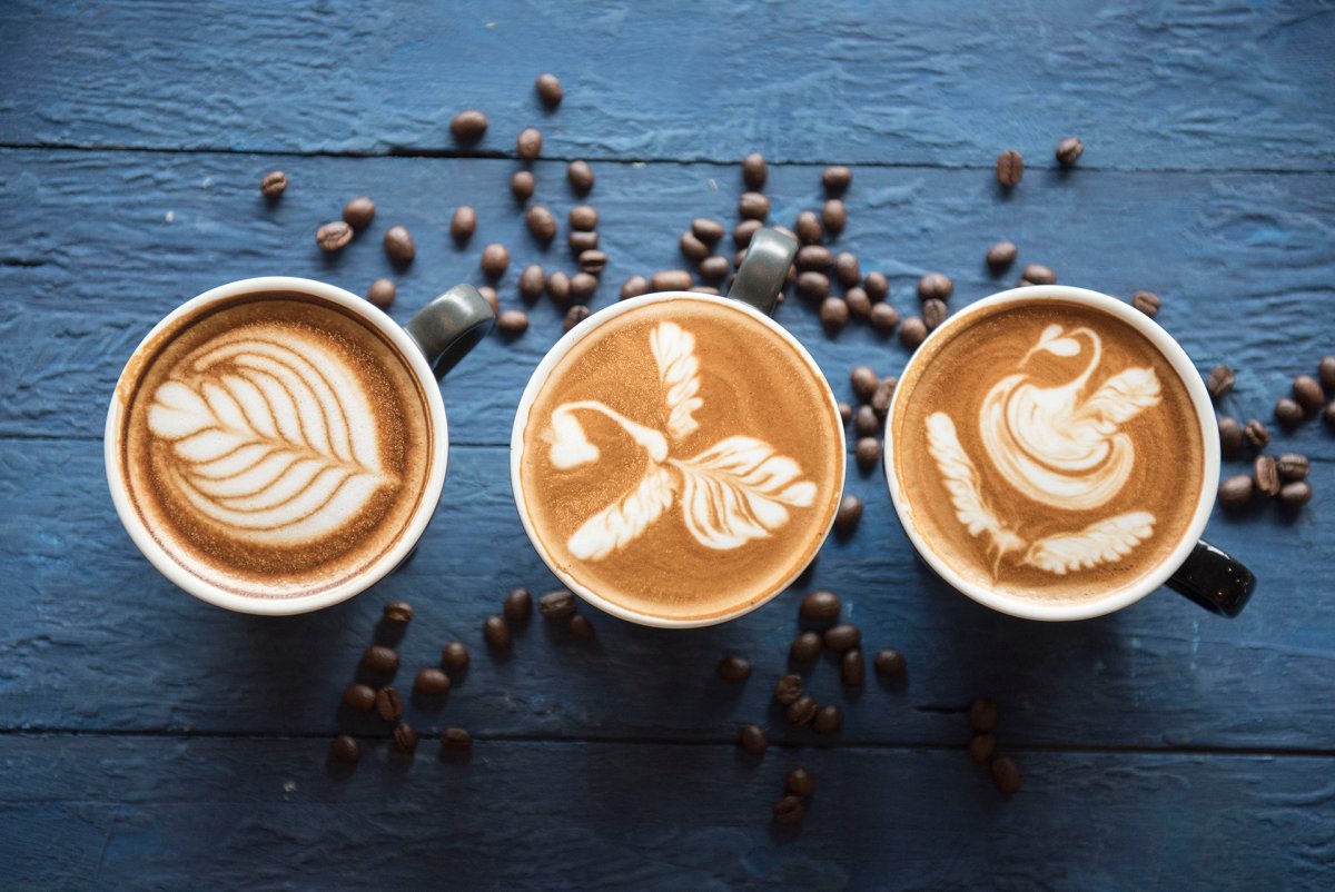 Кофе сверху