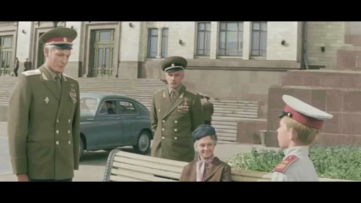 Василий Лановой в генеральской форме