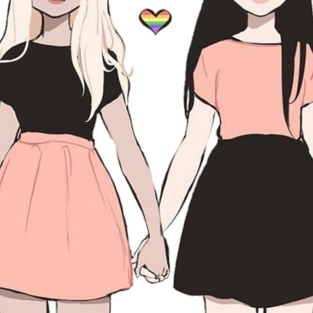 Пары в мультяшном стиле