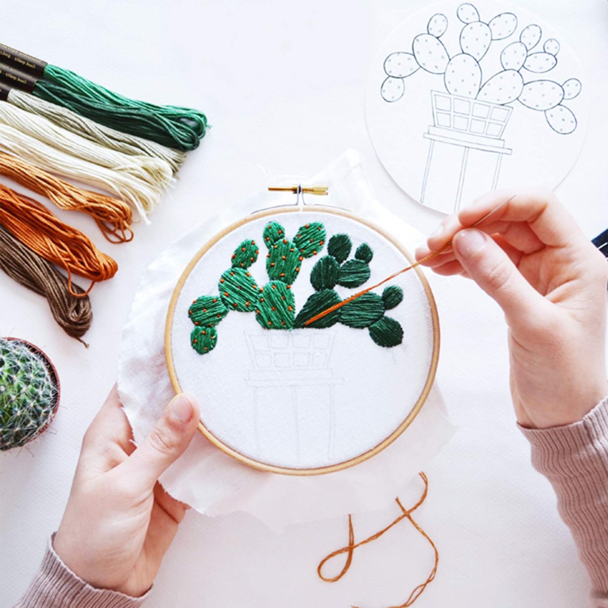 Вышивка процесс