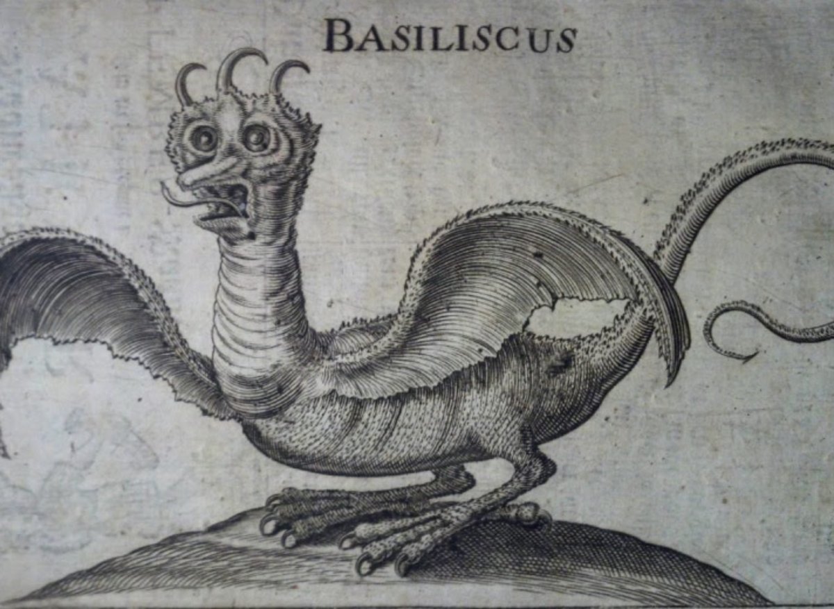 Василиск гравюра