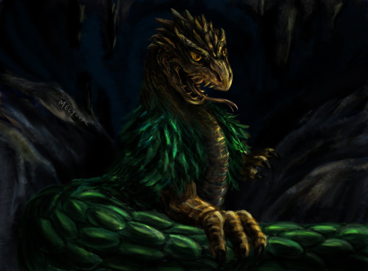 Василиск арт Ведьмак