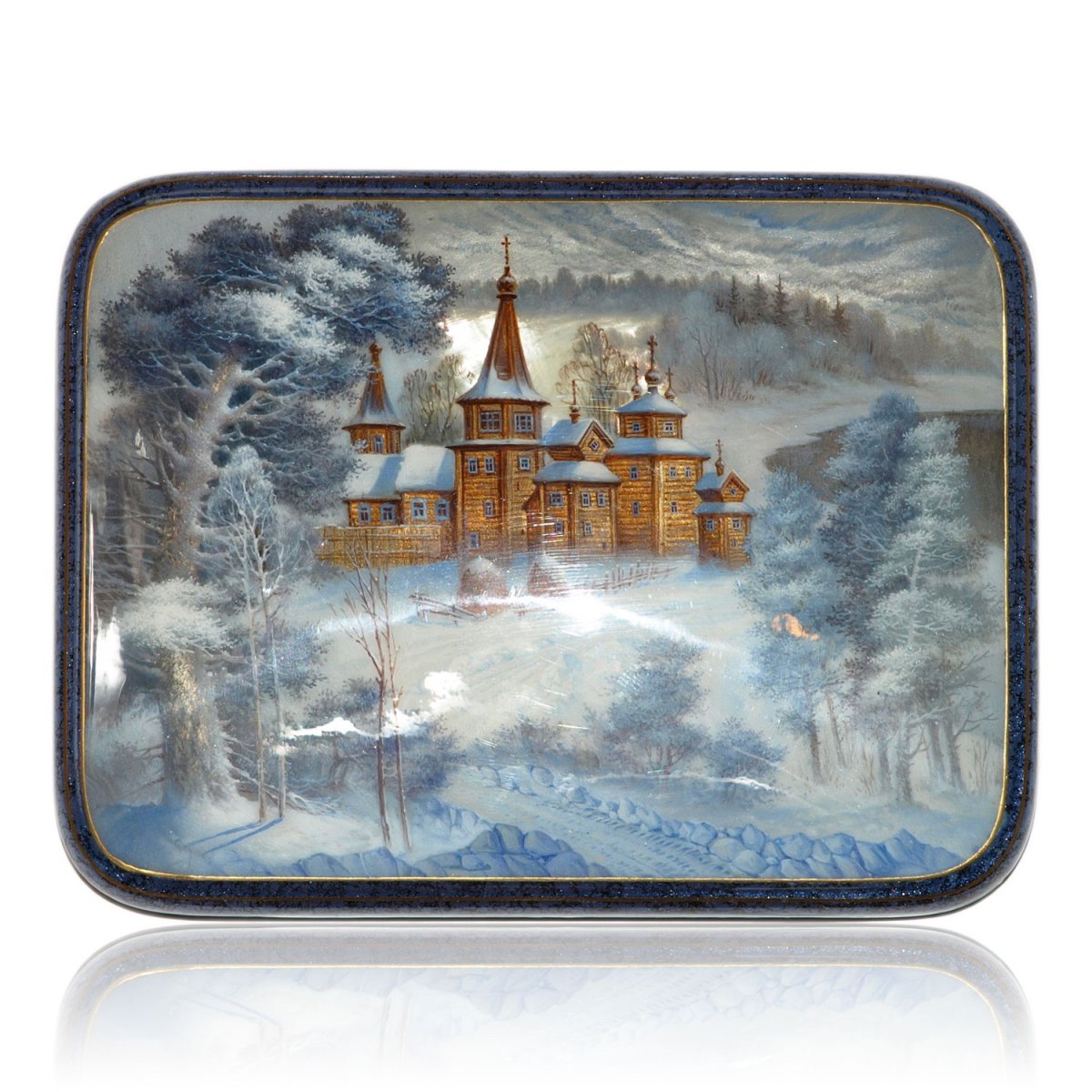 Федоскино лаковая миниатюра