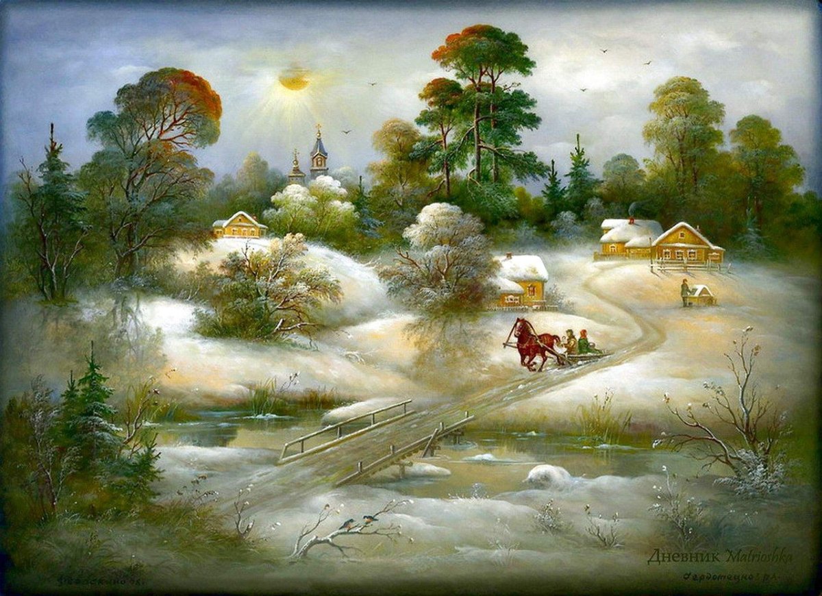 Лаковая живопись Федоскино