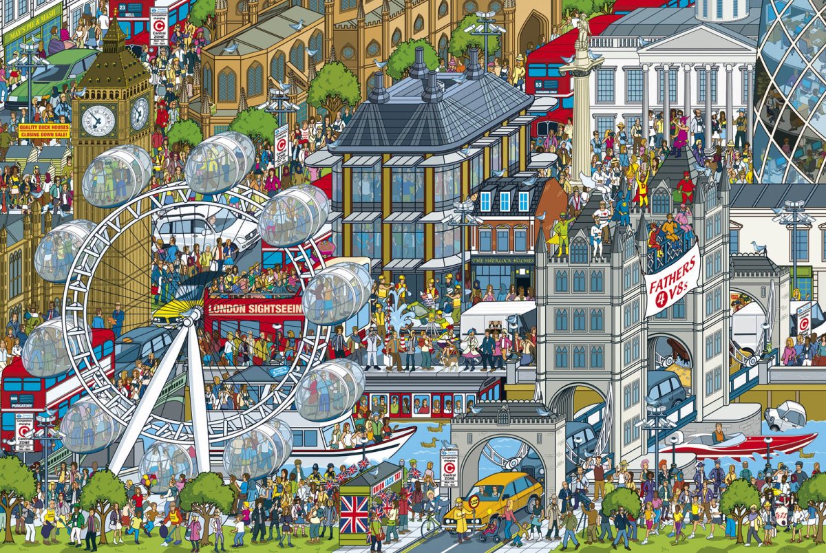 Иллюстрации с множеством деталей