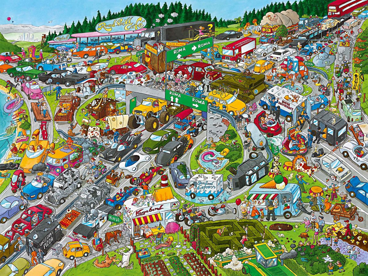 Пазл 1500 деталей Heye: сказки