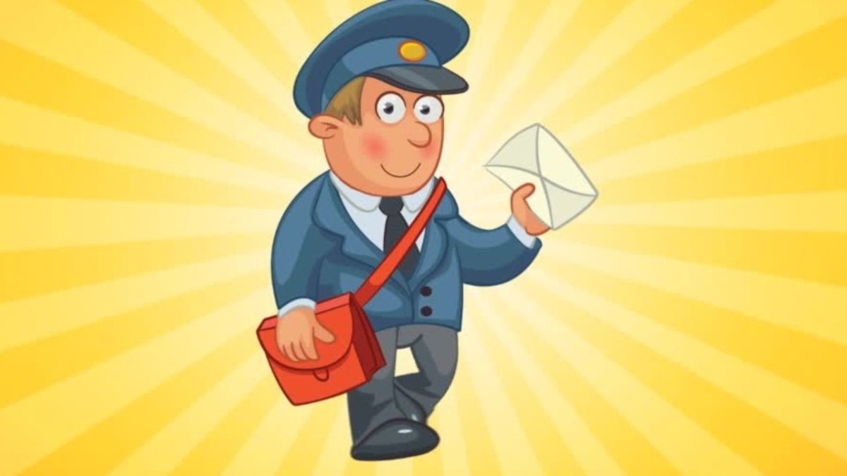 Почтальон мультяшный