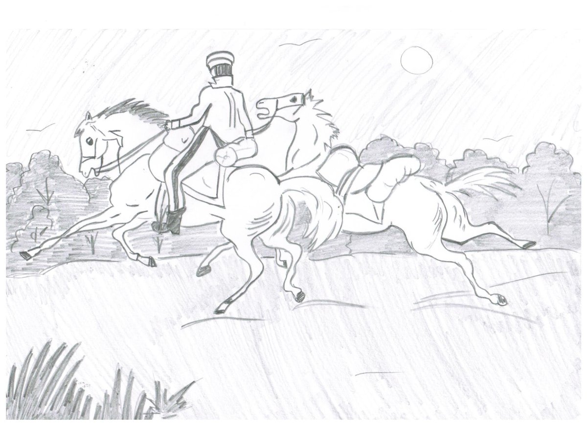 Рисунок кавказский пленник Лермонтова