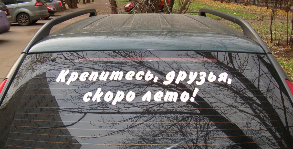 Оракал на стекло авто