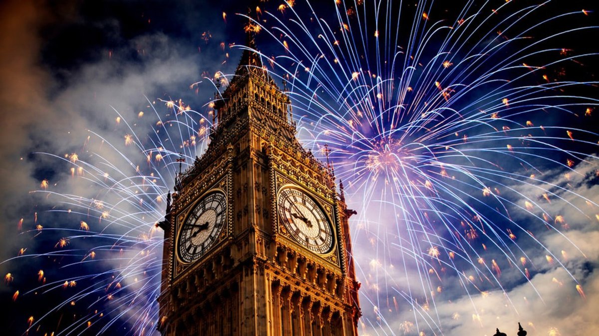Новый год в Англии Биг Бен