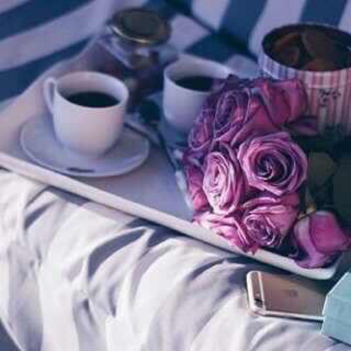 Утро в сиреневых тонах