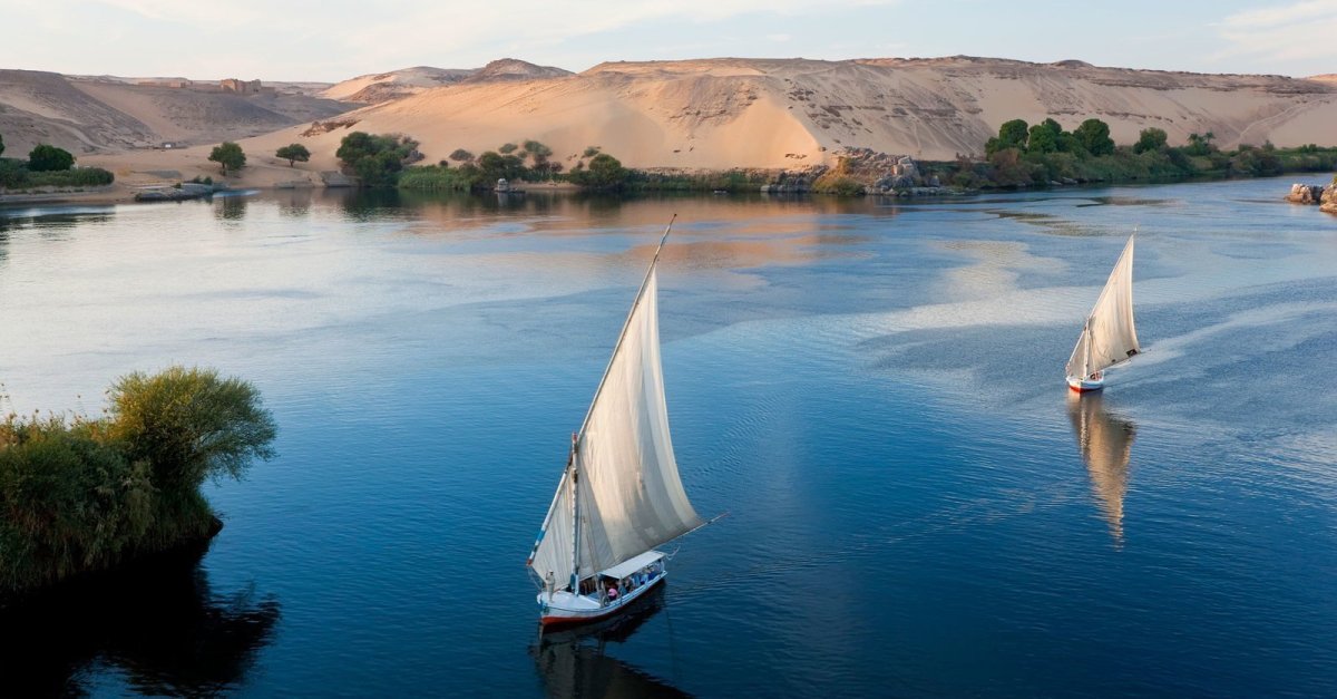 Река Нил Египет 1987