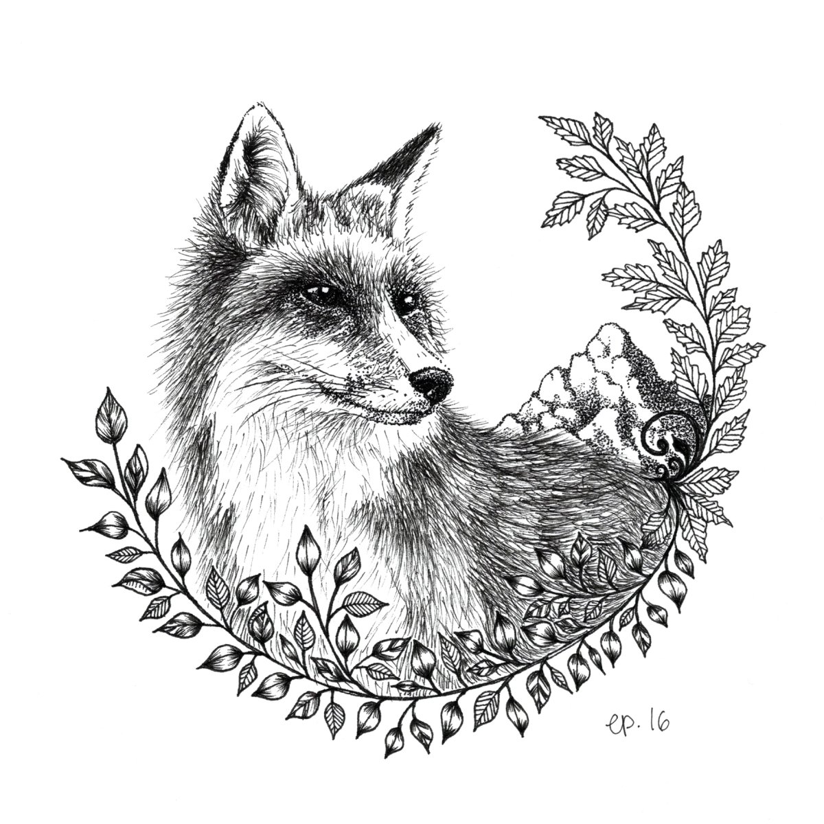 Лисица Графика