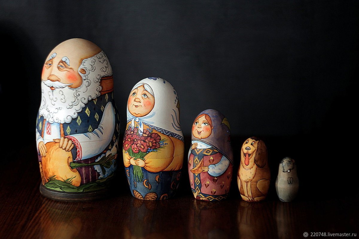 Матрешки современные авторские