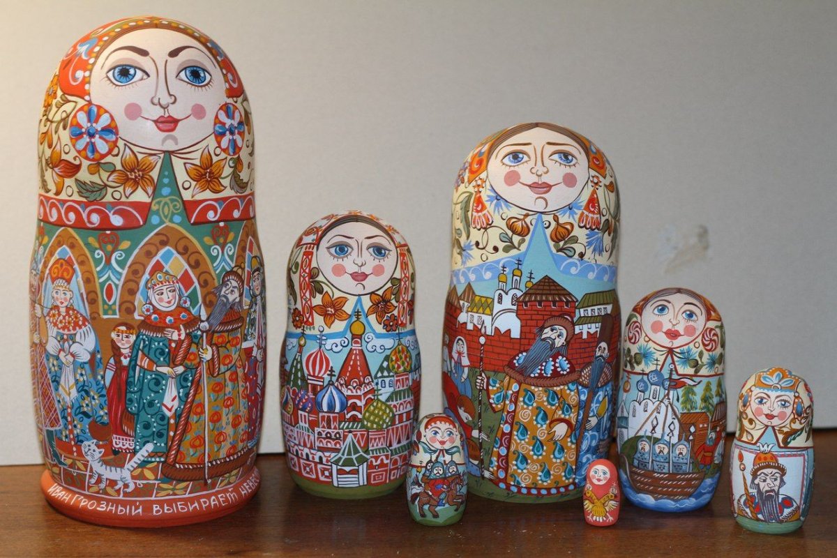 Матрешки художника Елены Сачук