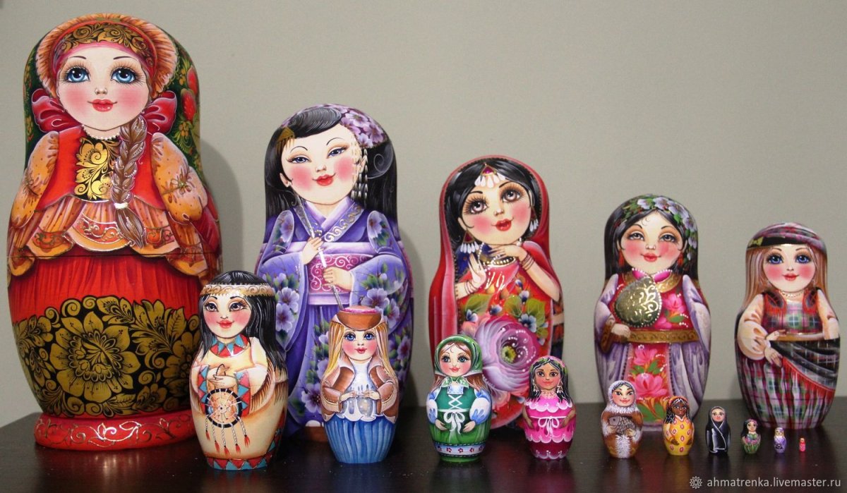 Матрешка современная