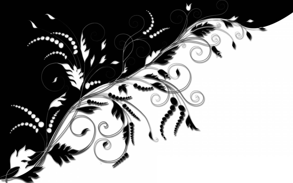 Абстракция рисунки черно белые