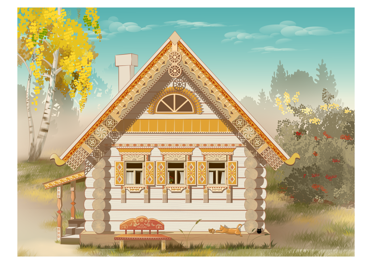 Русская избушка