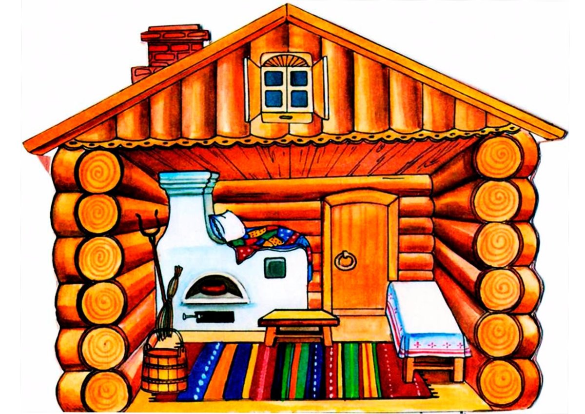 Деревянный дом из сказки