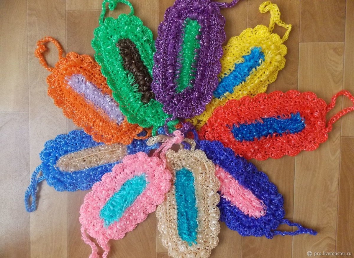 Принимаю заказы на мочалке