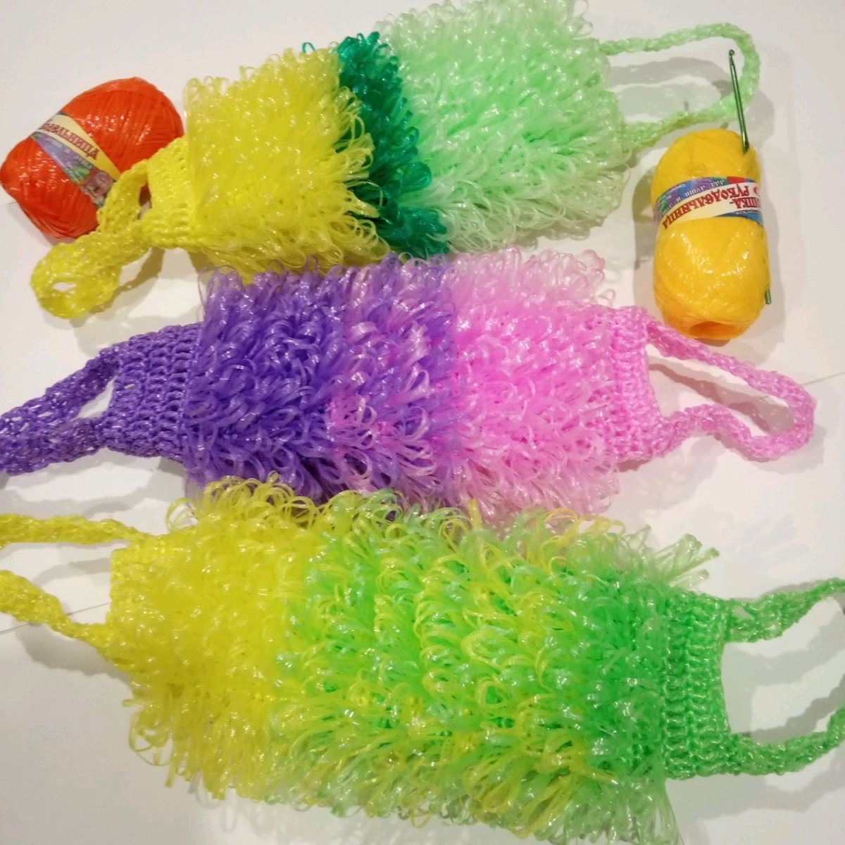 Синяя мочалка