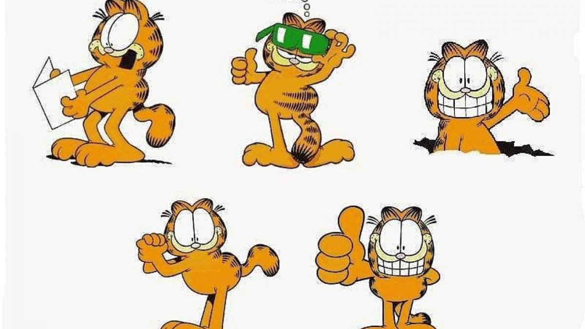 Кот Гарфилд мультфильм