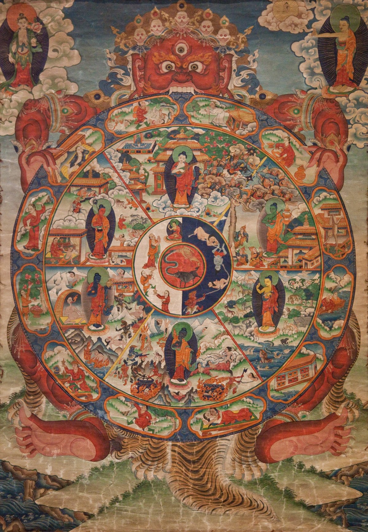 Колесо Сансары крутится карма мутится