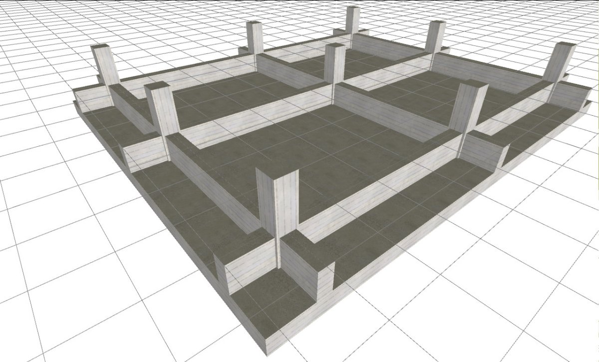 Conventional Raft Foundation