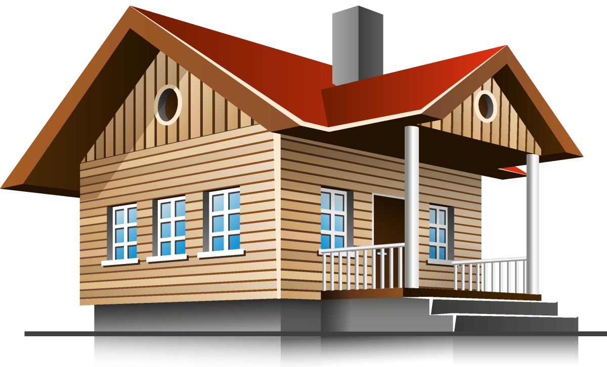 Нарисовать дом с фундаментом