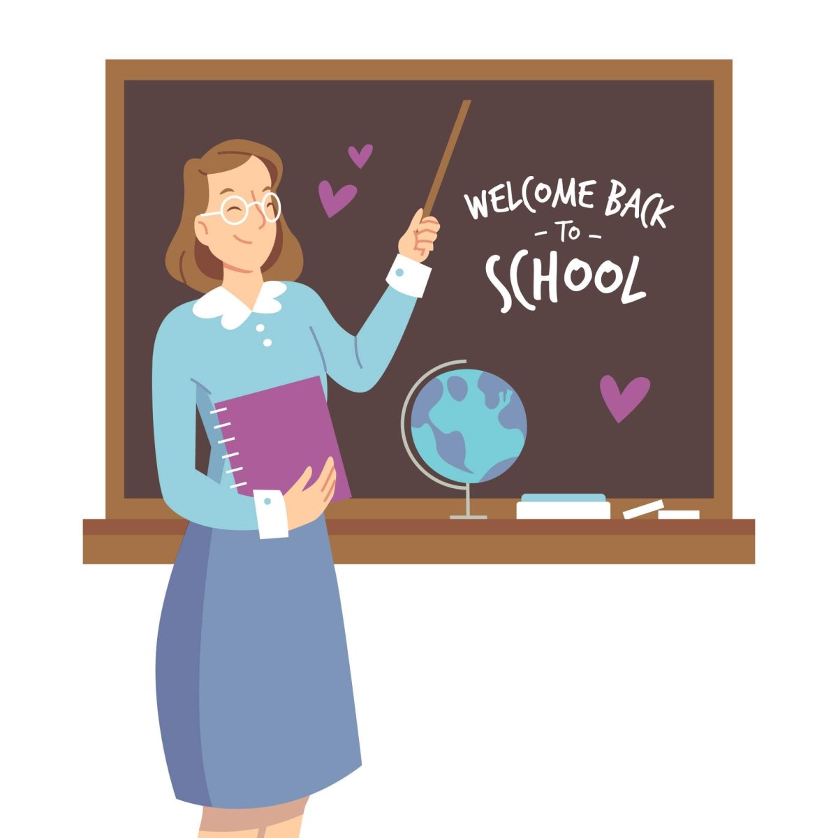 День учителя векторный рисунок