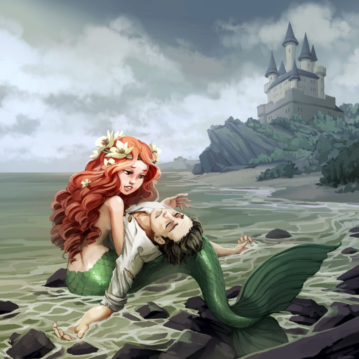 Русалочка Ганс христиан Андерсен мультфильм